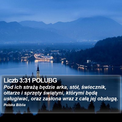 Liczb 3:31 POLUBG Bible Verse Image