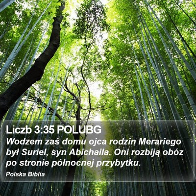 Liczb 3:35 POLUBG Bible Verse Image