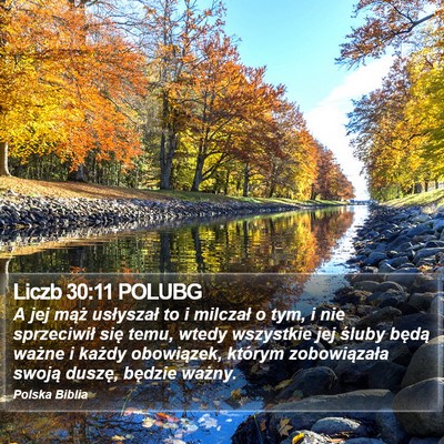 Liczb 30:11 POLUBG Bible Verse Image