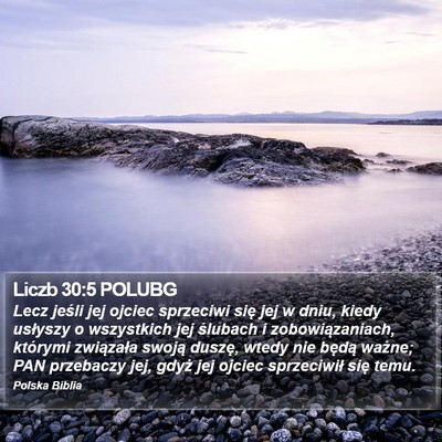 Liczb 30:5 POLUBG Bible Verse Image