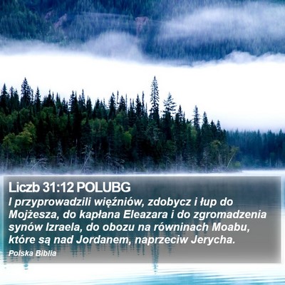 Liczb 31:12 POLUBG Bible Verse Image