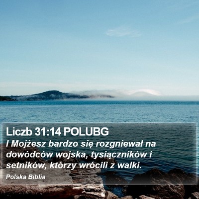 Liczb 31:14 POLUBG Bible Verse Image