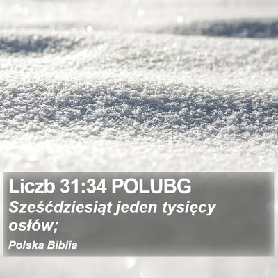 Liczb 31:34 POLUBG Bible Verse Image