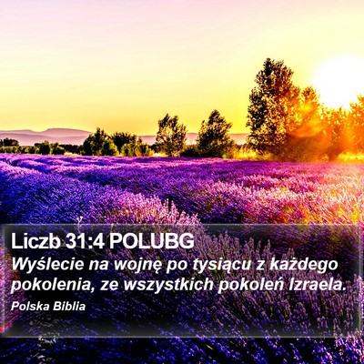 Liczb 31:4 POLUBG Bible Verse Image