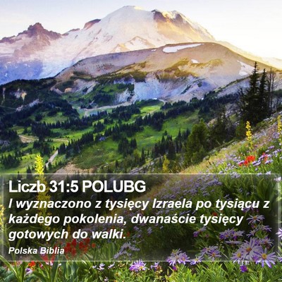 Liczb 31:5 POLUBG Bible Verse Image