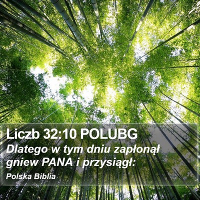 Liczb 32:10 POLUBG Bible Verse Image