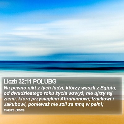 Liczb 32:11 POLUBG Bible Verse Image