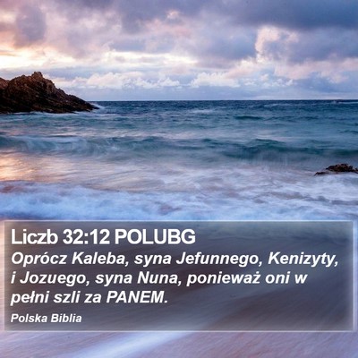 Liczb 32:12 POLUBG Bible Verse Image
