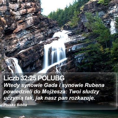 Liczb 32:25 POLUBG Bible Verse Image