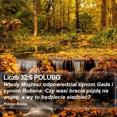 Liczb 32:6 POLUBG Bible Verse Image