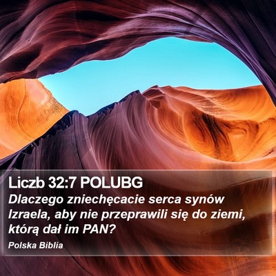 Liczb 32:7 POLUBG Bible Verse Image