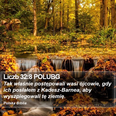 Liczb 32:8 POLUBG Bible Verse Image