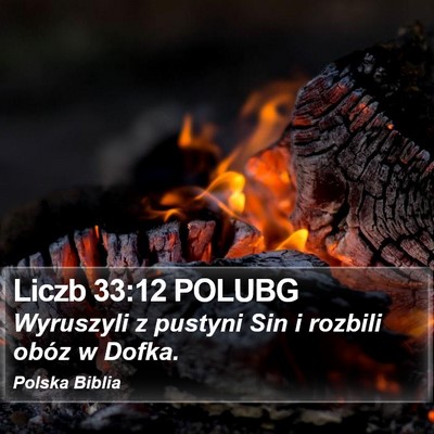 Liczb 33:12 POLUBG Bible Verse Image