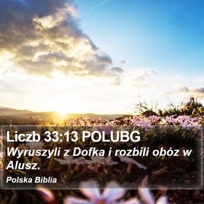 Liczb 33:13 POLUBG Bible Verse Image