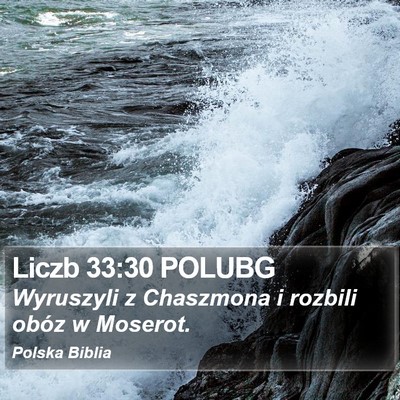 Liczb 33:30 POLUBG Bible Verse Image
