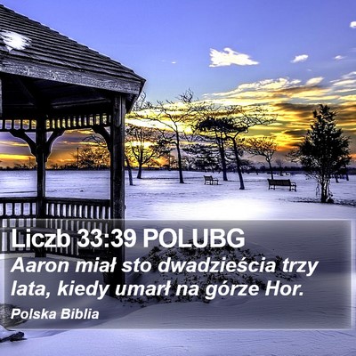 Liczb 33:39 POLUBG Bible Verse Image