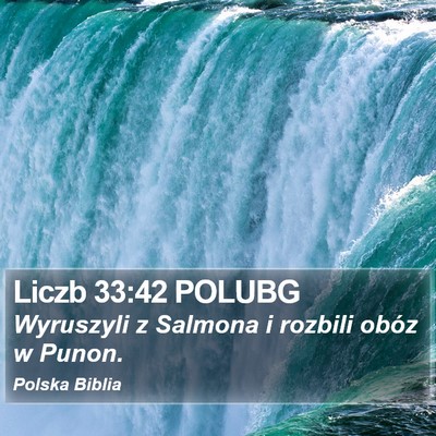 Liczb 33:42 POLUBG Bible Verse Image
