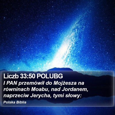 Liczb 33:50 POLUBG Bible Verse Image