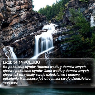 Liczb 34:14 POLUBG Bible Verse Image