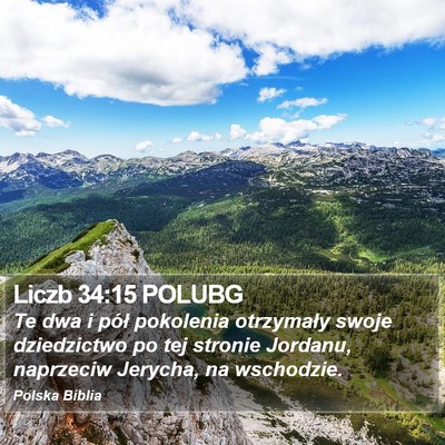 Liczb 34:15 POLUBG Bible Verse Image