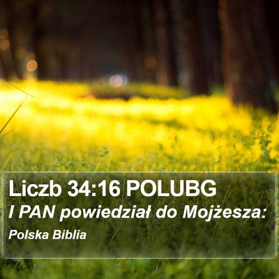 Liczb 34:16 POLUBG Bible Verse Image