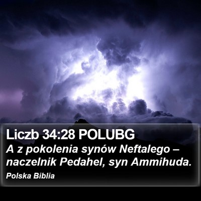 Liczb 34:28 POLUBG Bible Verse Image