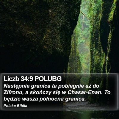 Liczb 34:9 POLUBG Bible Verse Image
