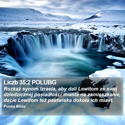 Liczb 35:2 POLUBG Bible Verse Image