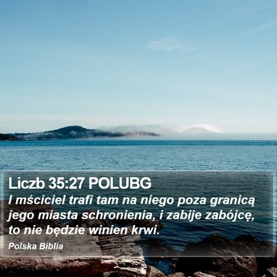 Liczb 35:27 POLUBG Bible Verse Image
