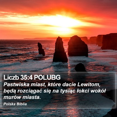 Liczb 35:4 POLUBG Bible Verse Image