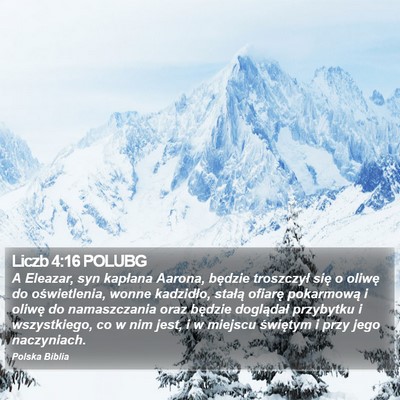 Liczb 4:16 POLUBG Bible Verse Image