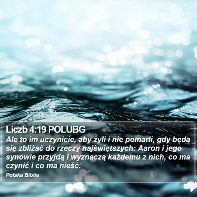 Liczb 4:19 POLUBG Bible Verse Image