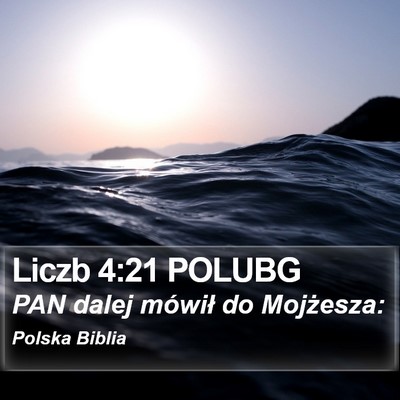 Liczb 4:21 POLUBG Bible Verse Image