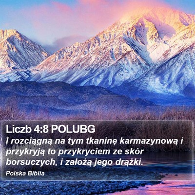 Liczb 4:8 POLUBG Bible Verse Image