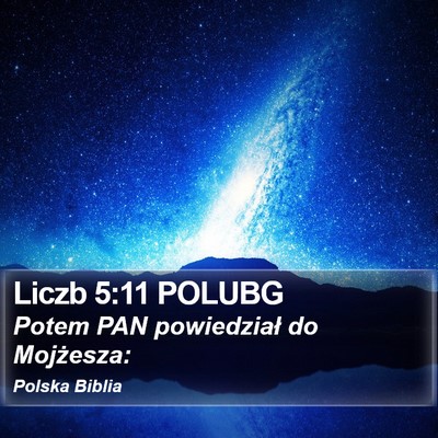 Liczb 5:11 POLUBG Bible Verse Image