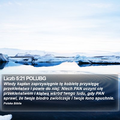 Liczb 5:21 POLUBG Bible Verse Image