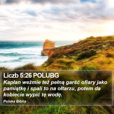 Liczb 5:26 POLUBG Bible Verse Image