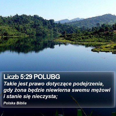 Liczb 5:29 POLUBG Bible Verse Image