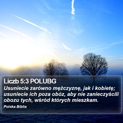 Liczb 5:3 POLUBG Bible Verse Image
