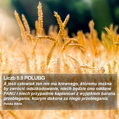 Liczb 5:8 POLUBG Bible Verse Image