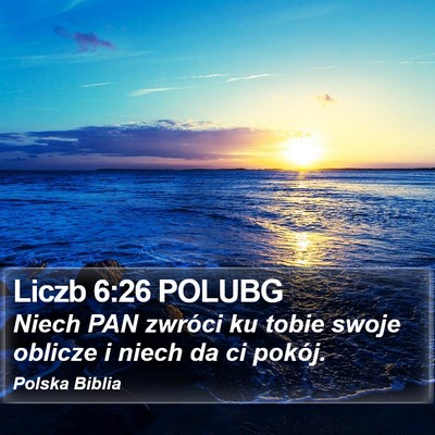 Liczb 6:26 POLUBG Bible Verse Image