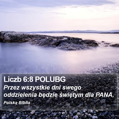 Liczb 6:8 POLUBG Bible Verse Image