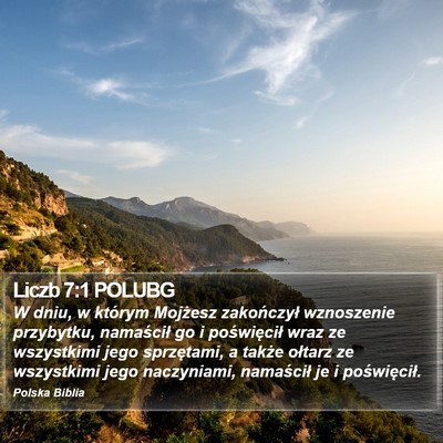Liczb 7:1 POLUBG Bible Verse Image