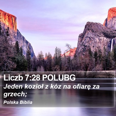 Liczb 7:28 POLUBG Bible Verse Image