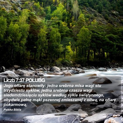 Liczb 7:37 POLUBG Bible Verse Image
