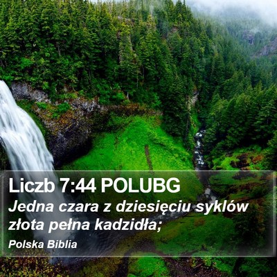 Liczb 7:44 POLUBG Bible Verse Image