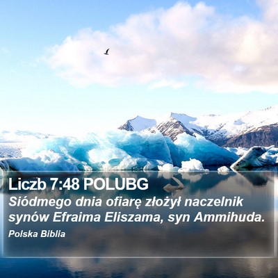 Liczb 7:48 POLUBG Bible Verse Image