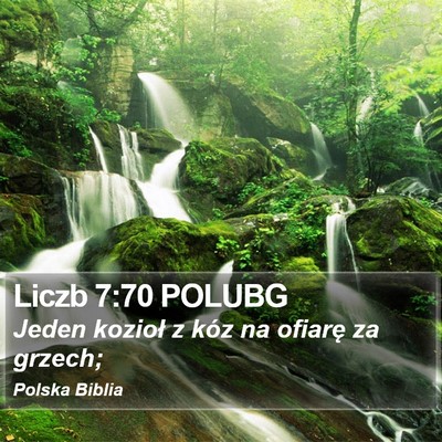 Liczb 7:70 POLUBG Bible Verse Image