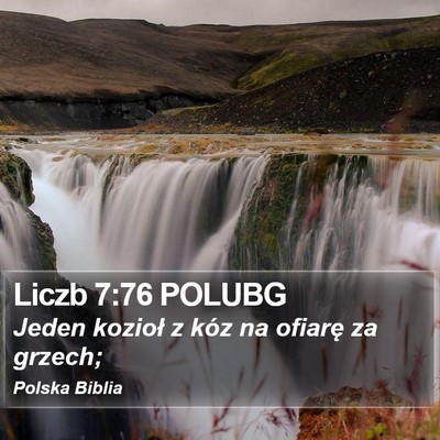 Liczb 7:76 POLUBG Bible Verse Image