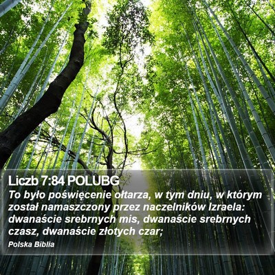 Liczb 7:84 POLUBG Bible Verse Image